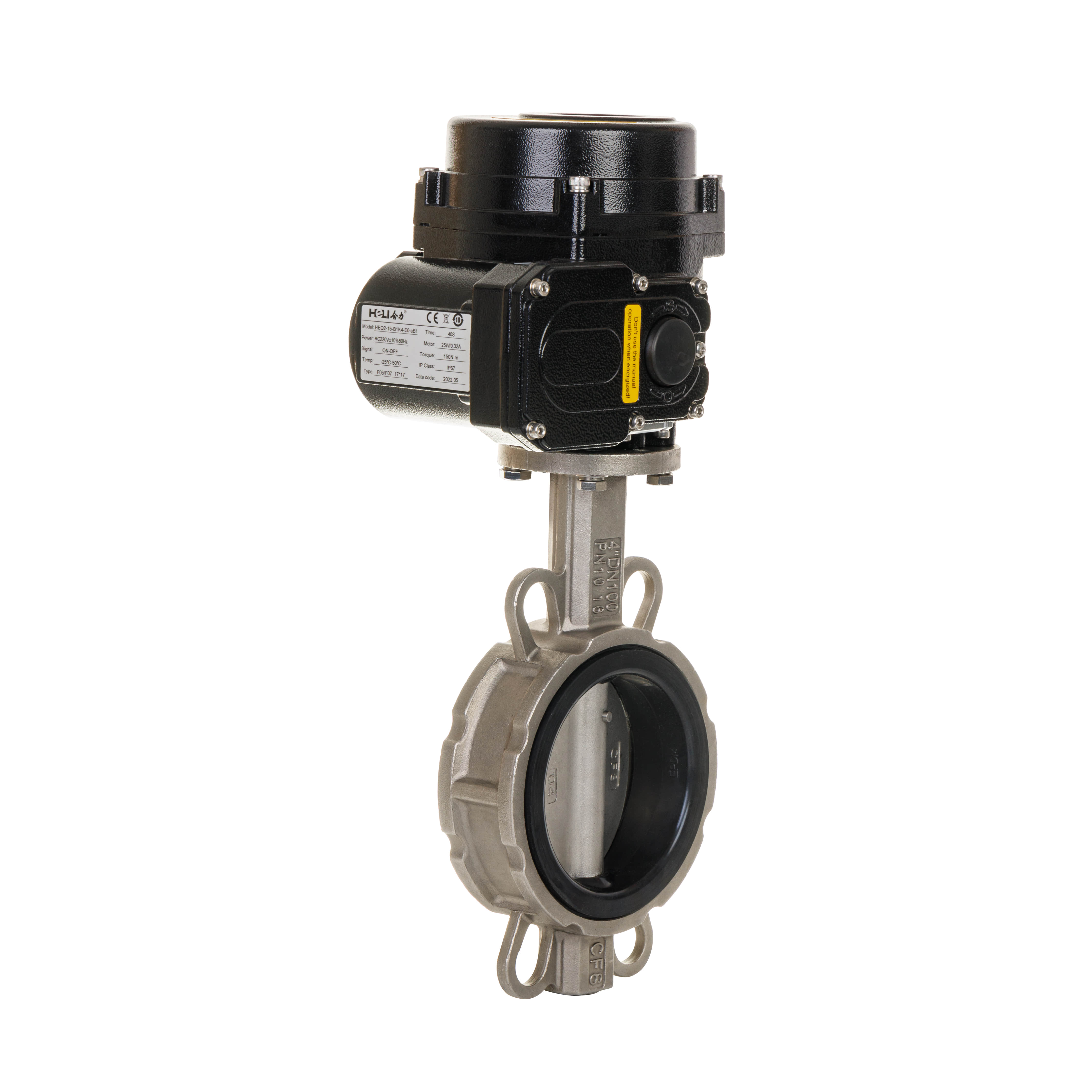 Pengeluar OEM injap rama-rama clamp elektrik