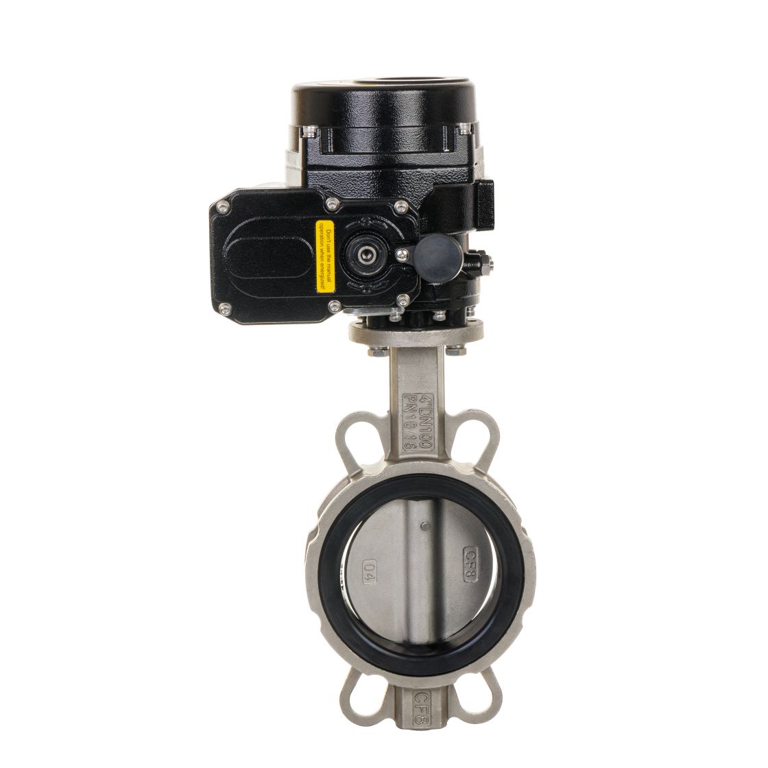 Injap rama-rama clamp elektrik tenaga hidrogen