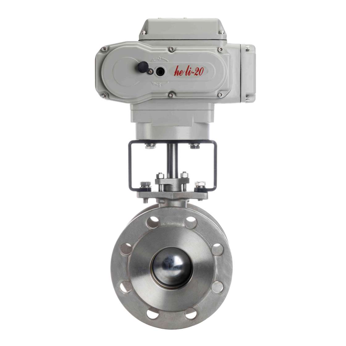 Katup Bola Flanged Elektrik Keluli Tuang