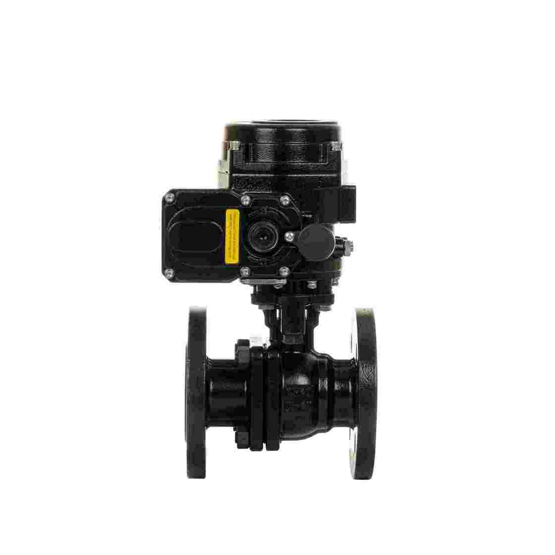 Injap bola flanged elektrik tenaga hidrogen